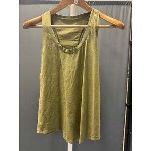 Lululemon Athletica Tank Top Women Olive Green Racerback Athletic Size‎ Medium